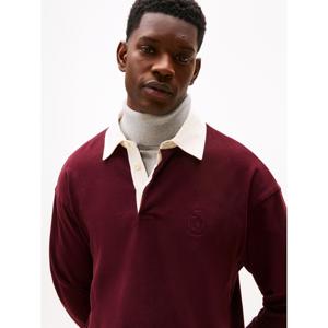 Tommy Hilfiger Varsity Contrast Collar Relaxed Rugby Shirt